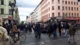 Manifestația de 1 Mai în Kreuzberg, Berlin