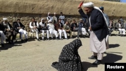 In November, Taliban Supreme Leader Mullah Haibatullah Akhundzada ordered the return to qisas and hudood punishments, which essentially allow "eye-for-an-eye" retribution and corporal punishments. Since then, hundreds across the country have been publicly flogged, stoned, or had body parts amputated. (file photo)