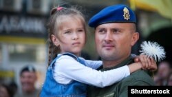 Під час Маршу ветеранів до Дня Незалежності України. Київ, 24 серпня 2019 року