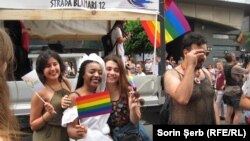 Гей-парад в Бухаресте 9 июня