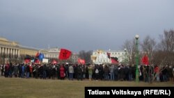 Антивоєнний мітинг в Санкт-Петербурзі, 8 березня 2014 року