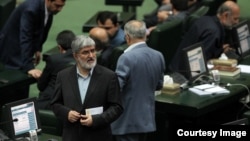 Iranian senior legislator, Ali Motahari, undated.