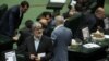 Iran's Deputy Speaker on the floor of parliament. File photo