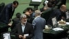 Ali Motahari on parliament floor.