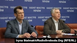 Міністр освіти України Сергій Квіт і його заступник Павло Полянський