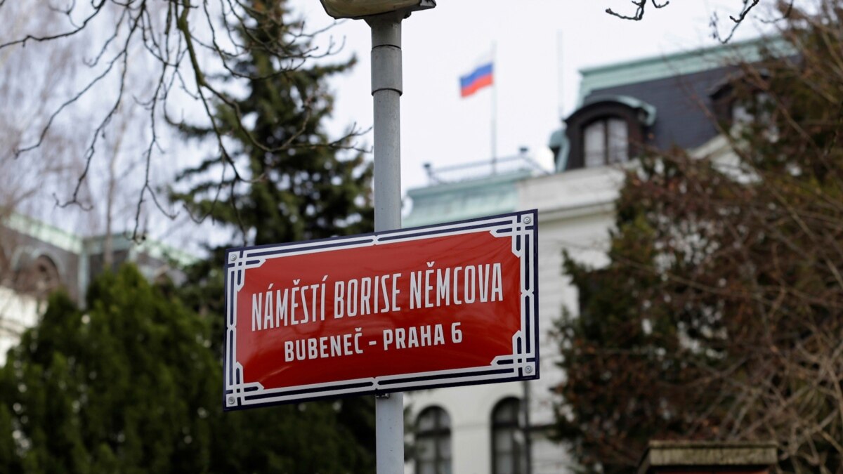 Prague Renames Square Near Russian Embassy After Slain Opposition