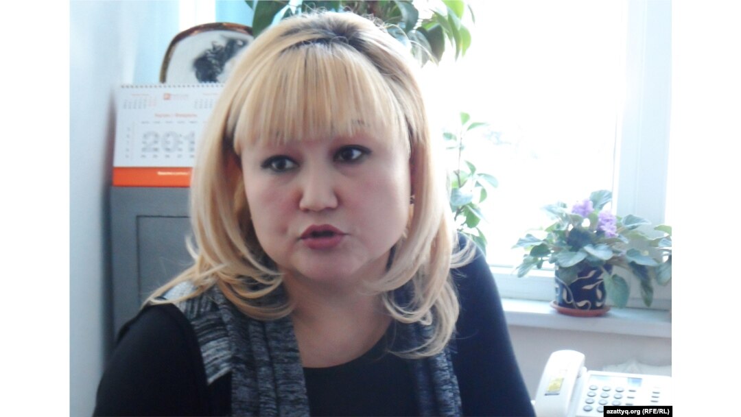 Zhanetta Zhazykbaeva, the Shymkent head of the NGO Protection Of Children From AIDS (file photo)