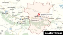 chechnya map