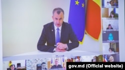 Premierul Ion Chicu, la ședința online a guvernului, 13 mai