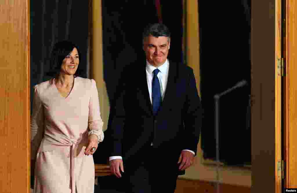 ХРВАТСКА - Зоран Милановиќ и официјално е нов претседател на Хрватска, откако точно напладне со давање свечена заклетва се обврза дека функцијата ќе ја врши совесно и одговорно.