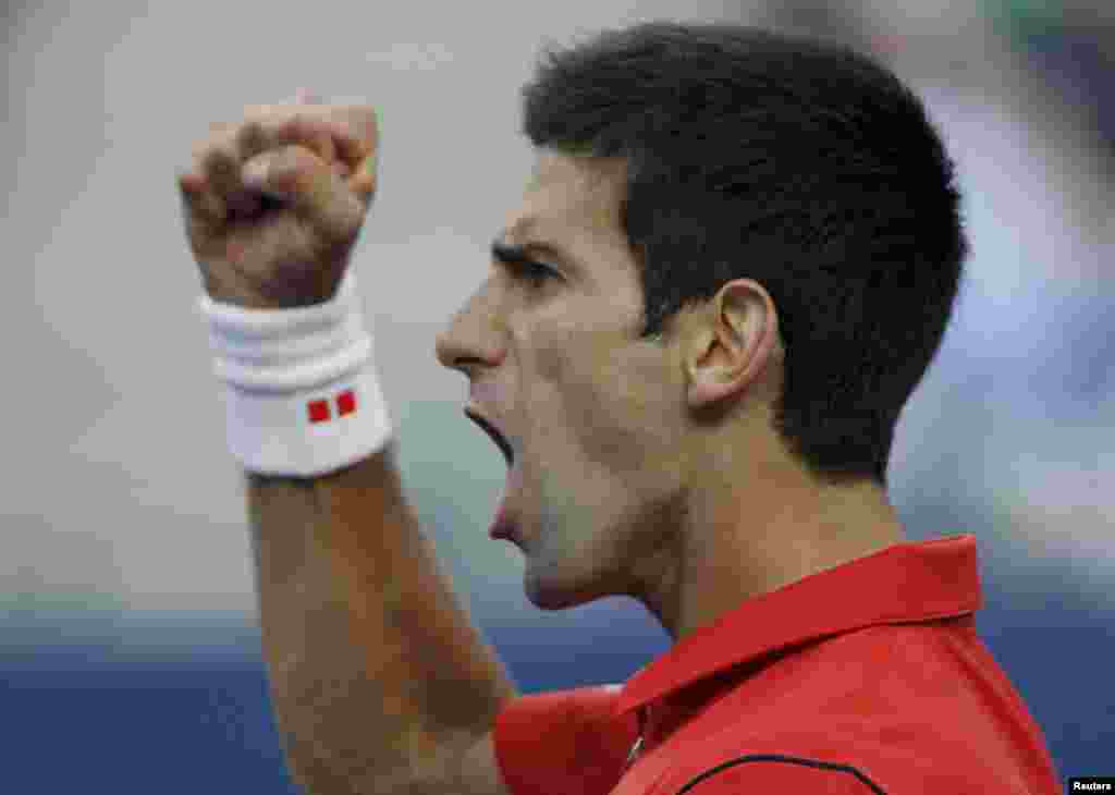 Novak Đoković, US Open, New York, 9. septembar 2013. Foto: REUTERS / Kena Betancur 