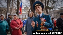 5-летие «Крымской весны» в Симферополе отметили маршем (фоторепортаж)