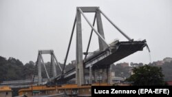 پلی که در جنوآ فرو ریخت