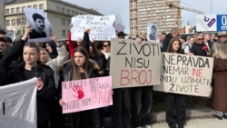 Protesti nakon tramvajske nesreće u Sarajevu, 16. februara 2026.