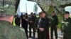 Аляксандр Лукашэнка ў ракетнай брыгадзе ў Асіповіцкім раёне падчас сумесных ядзерных вучэньняў з Расеяй. 21 траўня 2026 году. Ілюстрацыйнае фота 