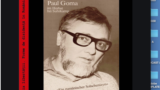 Afișul promoțional al editurii Surhkamp din 1972 - „Paul Goma, în toamnă la Surhkamp. Un Soljenițîn al României”, pe coperta volumului „Vocaţia libertăţii. Forme de disidenţă în România anilor 1970-1980”, de Ana-Maria Cătănuş, Institutul National pentru Studiul Totalitarismului.