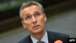 NATO Secretary-General Jens Stoltenberg in Brussels on November 18