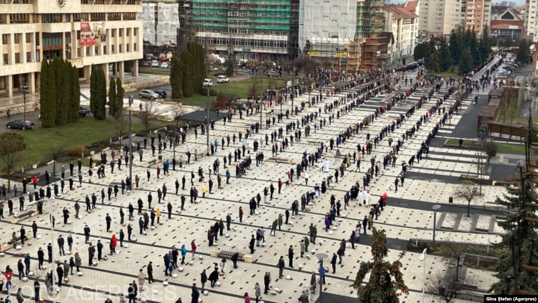 Paștele catolic a fost sărbătorit la Miercurea Ciuc cu respectarea măsurilor de protecție.