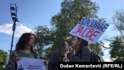 Demonstranti u centru Beograda