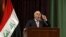 Yragyň premýer-ministri Haider al-Abadi, Bagdat, 12-nji awgust, 2015. 