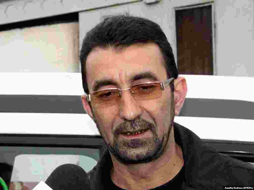 Qənimət Zahid azadlığa çıxan gün