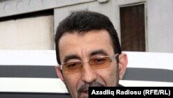 Qanimat Zahid after his release from prison in Baku