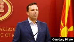 Министерот за внатрешни работи Оливер Спасовски 