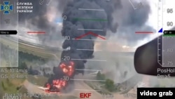 O nouă înregistrare video arată Operațiunea ucraineană Pânza de păianjen asupra celor patru baze aeriene rusești