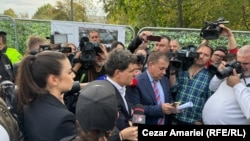 Primarul general al Bucureștiului, Nicușor Dan, la șantierul declarat ilegal la Planșeul Unirii, încercând să oprească lucrările