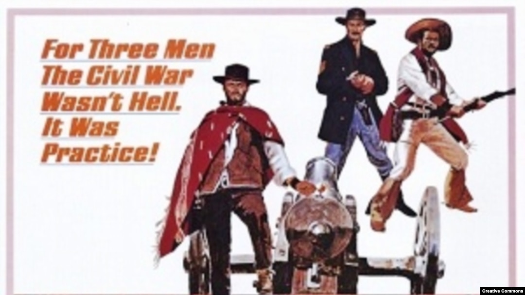 Афиша "спагетти-вестерна" Серджо Леоне "Хороший, плохой, злой" (1966)