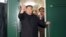 North Korean leader Kim Jong Un waves from a private train as he departs Pyongyang to visit Russia on September 10.