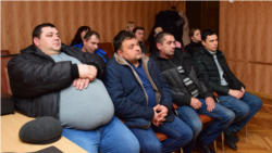 Бывшие крымские «ополченцы» на встрече с Натальей Маленко в администрации Симферополя, январь 2019 года
