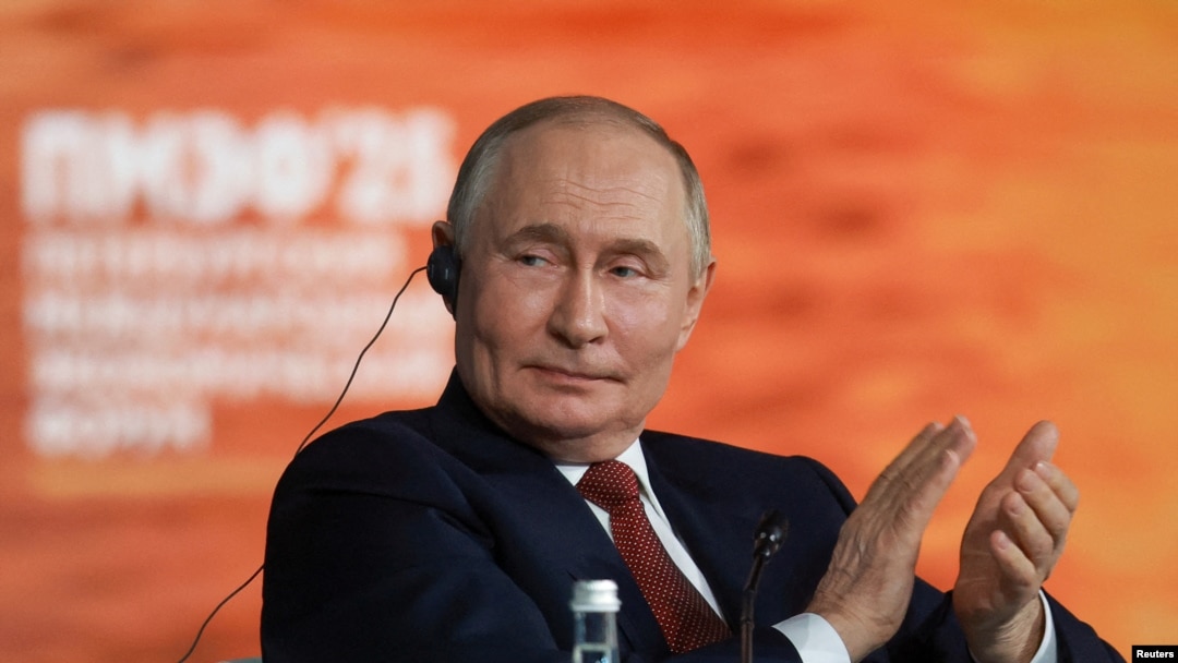 Владимир Путин на ПМЭФ