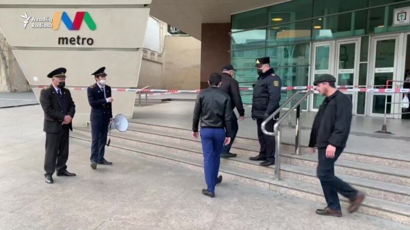 Bakıda metro bağlandı. Ölkədə virusa yoluxanların sayı artır