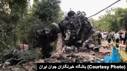 دیوار باغ سفارت روسیه در خیابان الهیه تهران