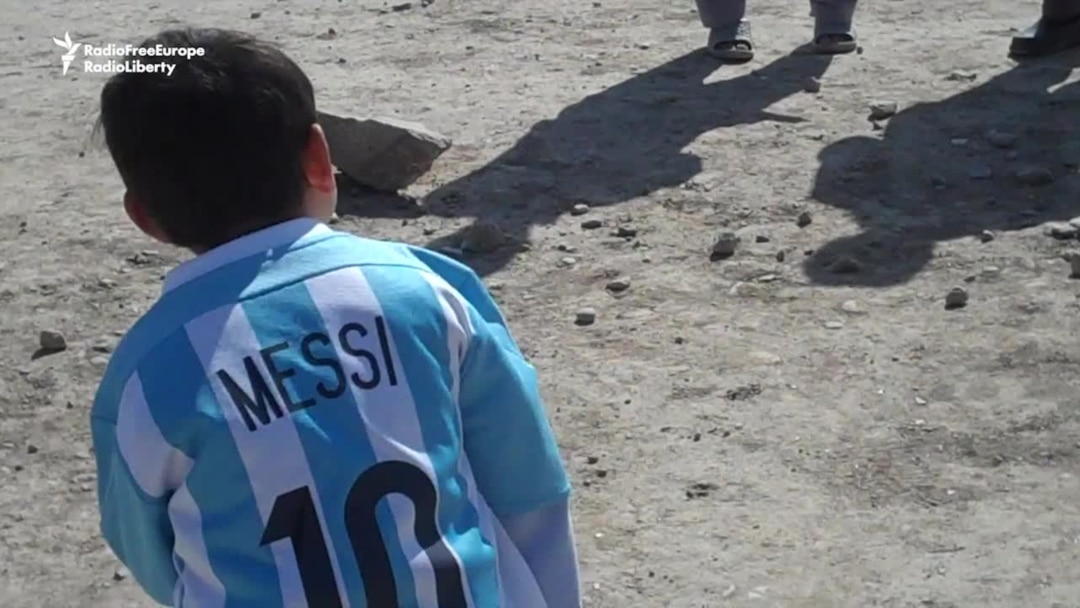 Score! Afghan Boy With Homemade Lionel Messi Jersey Just Got A