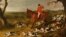 Джон Фрэдэрык Герынг, «Паляваньне на ліса з ганчакамі» (1831)