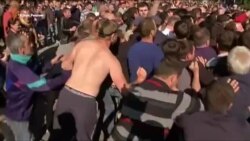 В грузинской деревне сыграли в пасхальное регби без правил (видео)