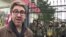 A video grab showing Vice New journalist Simon Ostrovsky reporting from Ukraine. 