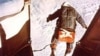 Kittinger steps off the gondola to begin his record-setting free-fall to Earth.