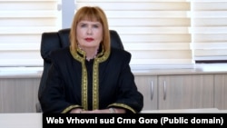 Valentina Pavličić, predsjednica Vrhovnog suda Crne Gore. Podgorica, 3. decembar 2024.