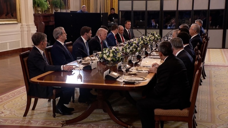 Central Asian Leaders Seal Trade Deals At White House Summit