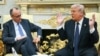 US President Donald Trump meets with German Chancellor Friedrich Merz in the Oval Office of the White House in Washington, D.C. on March 3.