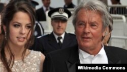 Alain Delon qızı ilə