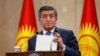 KYRGYZSTAN -- Kyrgyz former President Sooronbai Jeenbekov attends an extraordinary session of parliament in Bishkek, October 16, 2020