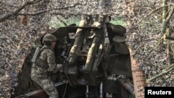 Українські військові ведуть вогонь у Запорізькій області, 9 квітня 2026 року