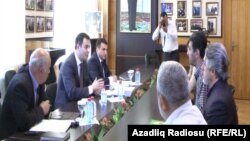 Dini Qurumlarla İş Üzrə Dövlət Komitəsinin sədri Elşad İsgəndərovla Gəncədə görüş