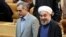 Iranian President Hassan Rohani (right) and his brother Hossein Fereidoun (file photo)