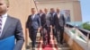 Američki kongresmeni posle sastanka u sednštu Nacionalnog saveta Albanaca u Preševu, 26. maj 2026. 