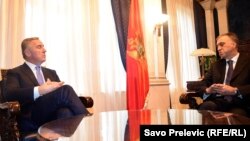 Presidenti Filip Vujanoviq dhe ish-kryeministri Milo Gjukanoviq